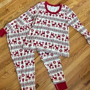 Hanna Andersson Holiday Dear Pajamas XL